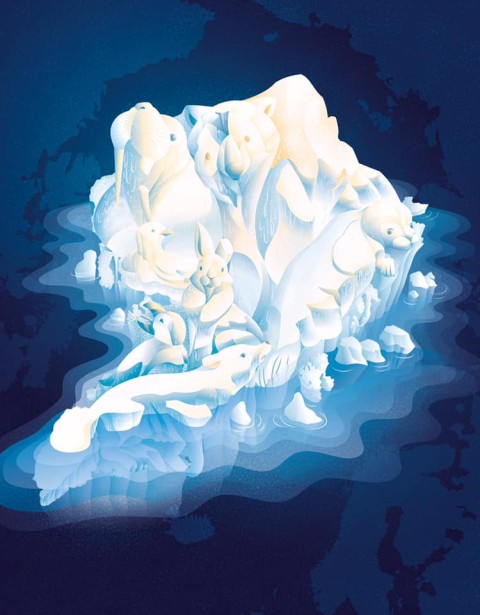 Kerschbaumer Illustrates the Effects of Rising Sea-Levels