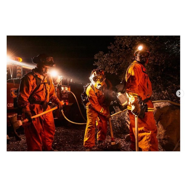Steele Shares New Photos of California’s Prisoner Firefighters