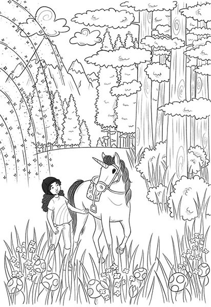 Georgie Fearns Illustrates Rainbow Stables - Chloe's Story - Imagine That! Publishing