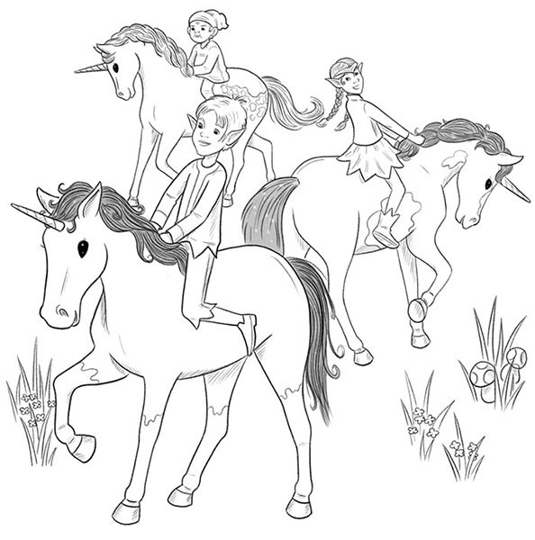 Georgie Fearns Illustrates Rainbow Stables - Chloe's Story - Imagine That! Publishing