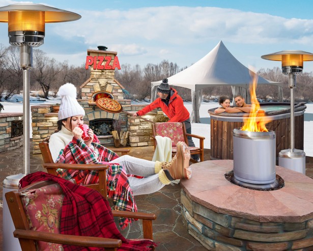 Kuczala's "The Covid-Winter Backyard" for WSJ