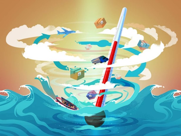 Huan Tran Illustrates Disruptions to the Supply Chain