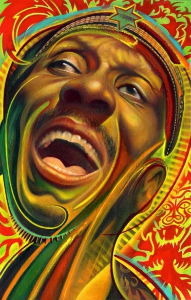 Gutierrez Honors Jimmy Cliff And Gets Featured In “Rolling Stone Illustrated Portraits”
