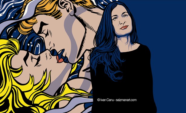Ivan Canu Illustrates Portrait of Author Nicole Krauss