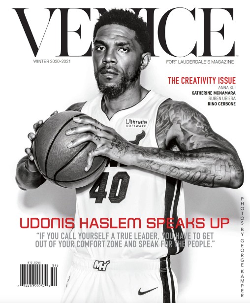 George Kamper Photographs Udonis Haslem for VENICE