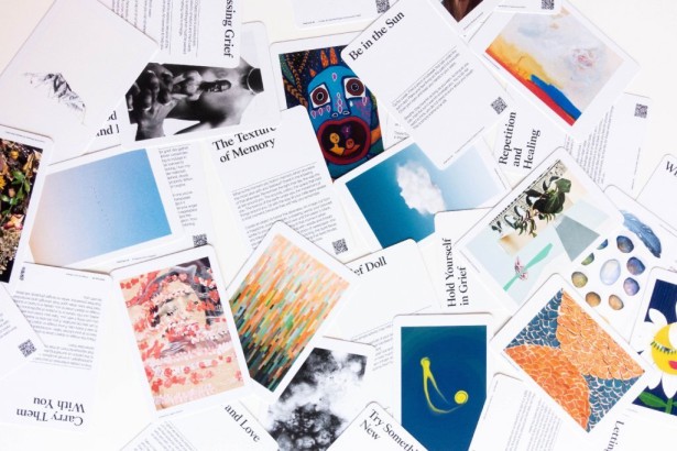 Janice Fried's Piece Included in The Artist's Grief Deck (English)