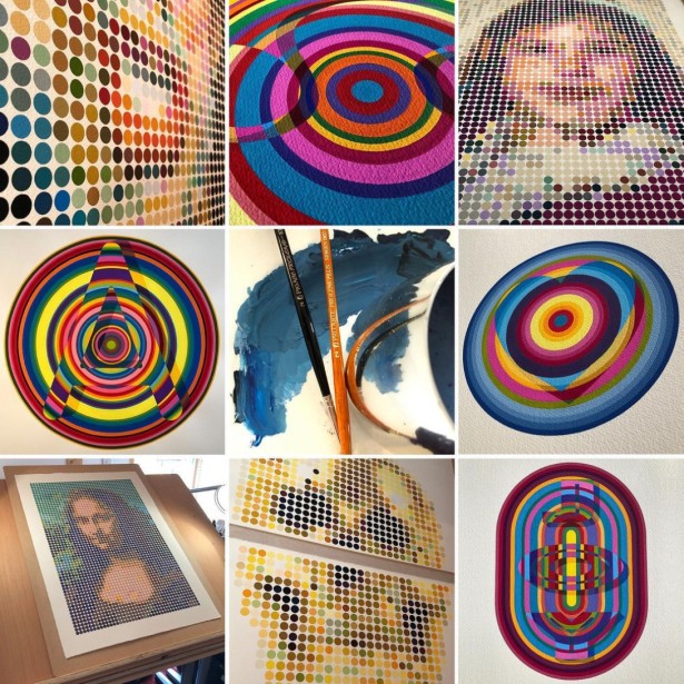 Paul Garland Shares His Dotted Paintings of 2020