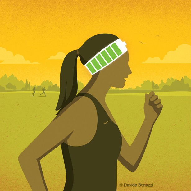 Davide Bonazzi New Illustration for "Nike Coaching" Series