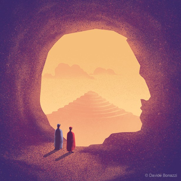 Davide Bonazzi's New Cover Illustrations for Dante's Divine Comedy