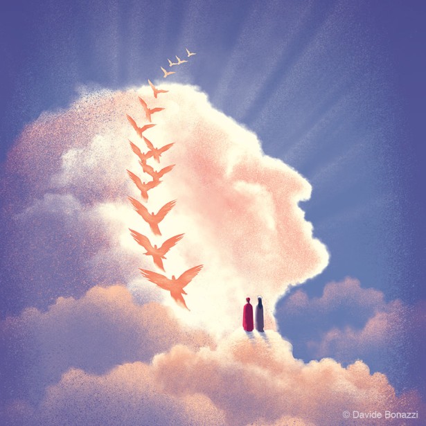 Davide Bonazzi's New Cover Illustrations for Dante's Divine Comedy