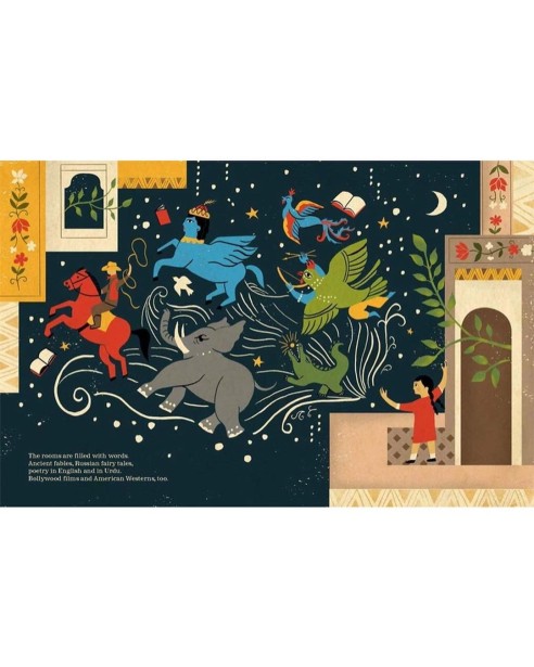 Hanna Barczyk Illustrates Shahzia Sikander's "Roots and Wings"