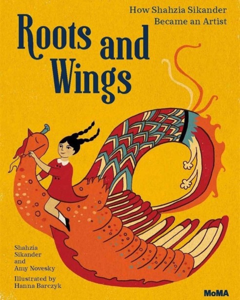 Hanna Barczyk Illustrates Shahzia Sikander's "Roots and Wings"