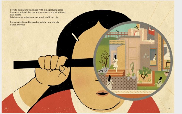 Hanna Barczyk Illustrates Shahzia Sikander's "Roots and Wings"
