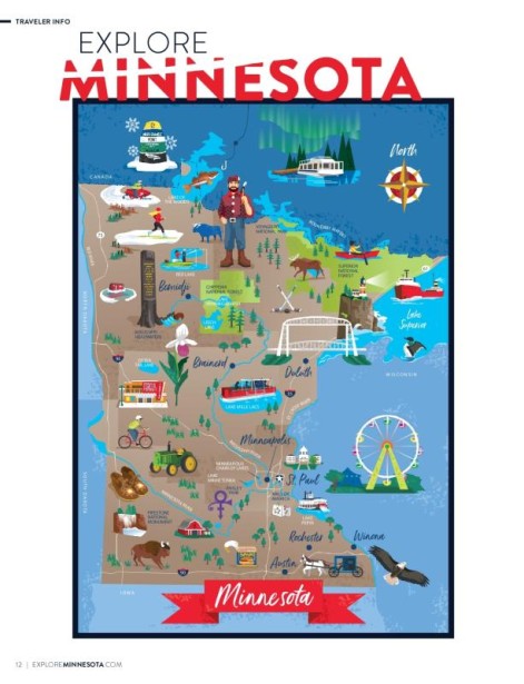 Teresanne Russell's Map of Minnesota