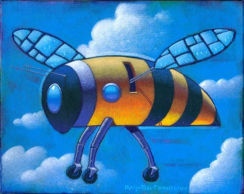 “It’s a bird!” “It’s a plane!” “It’s Ray-Mel Cornelius’s ‘Atmospheric Flying Machine’!”