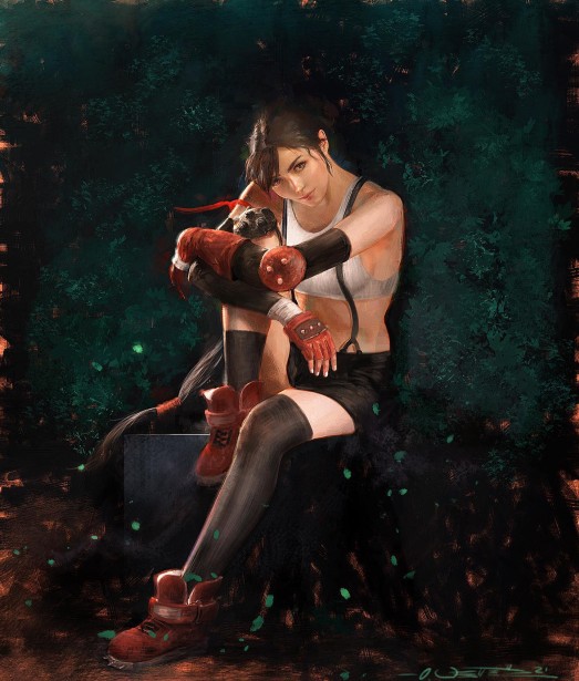 Oliver Wetter Makes Portrait of Classic Game-Character