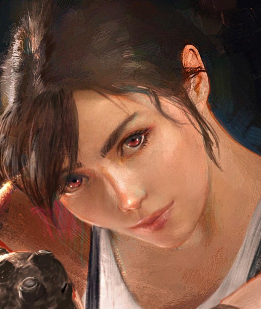 Oliver Wetter Makes Portrait of Classic Game-Character