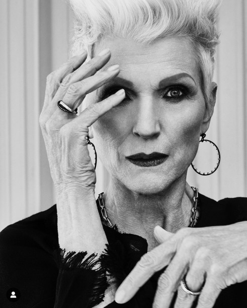 Thies Photographs Maye Musk for ELLE