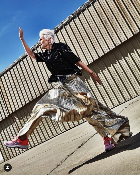 Thies Photographs Maye Musk for ELLE