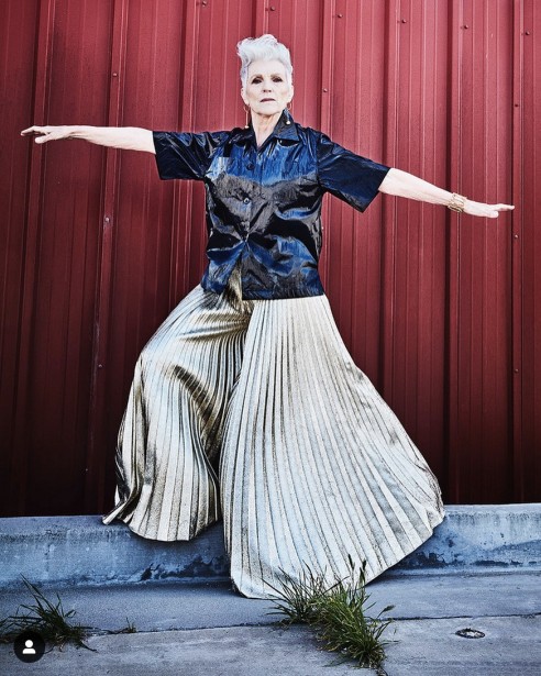 Thies Photographs Maye Musk for ELLE