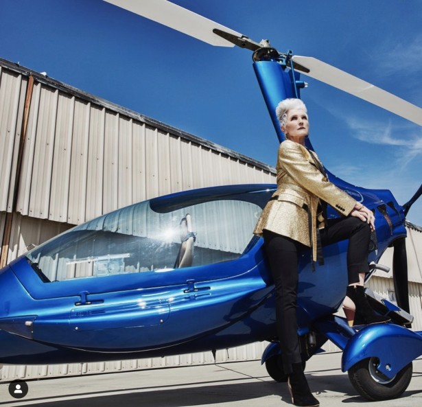 Thies Photographs Maye Musk for ELLE