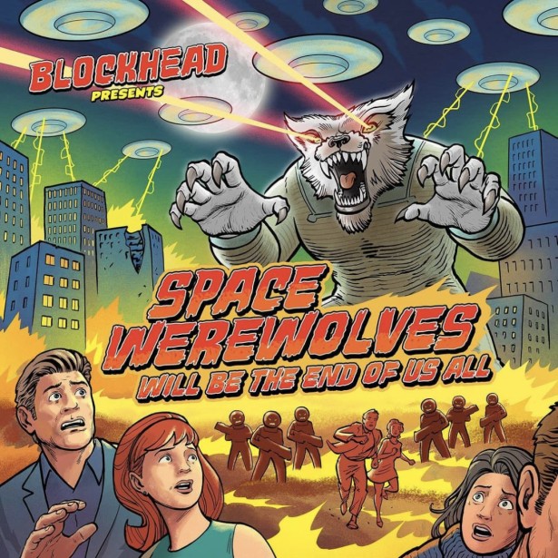 Brozman Creates “Space Werewolves” Cover for Blockhead