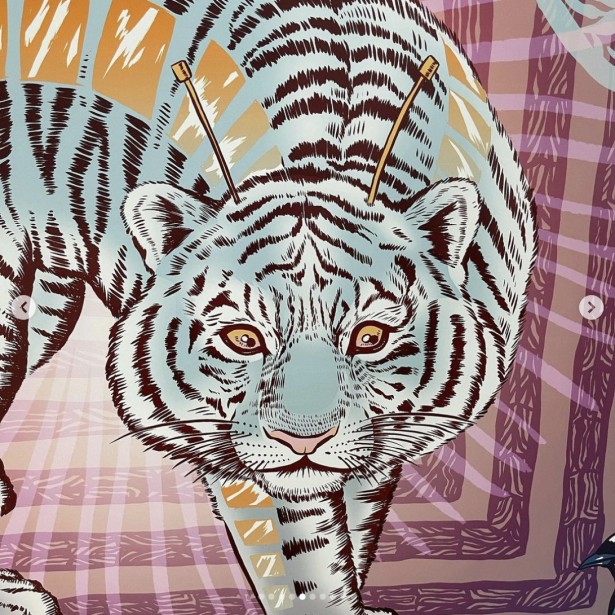 Roh Creates Tiger-Themed Illustration Series