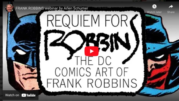 FRANK ROBBINS Webinar by Arlen Schumer