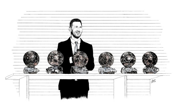 Andreas von Buddenbrock Collaborates with F.C. Barcelona On Messi Portraits