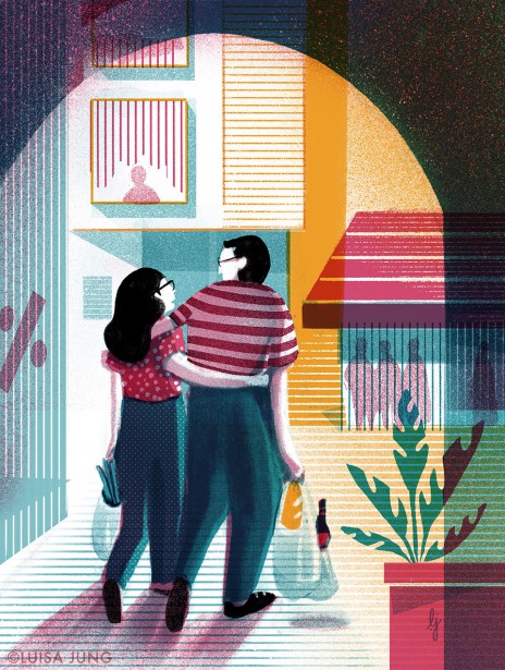 Luisa Jung Illustrated "Learning to be Close Again"