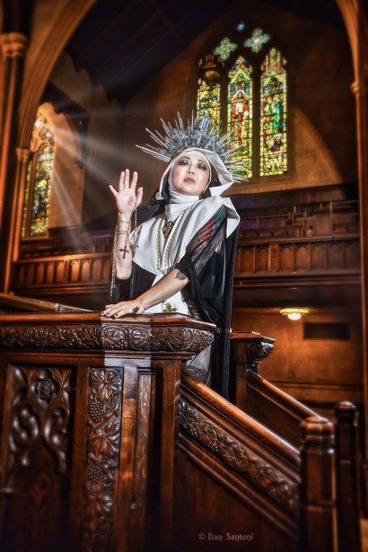 Dan Santoni's Latest Shoot with Margaret Cho "Moan of Arc"