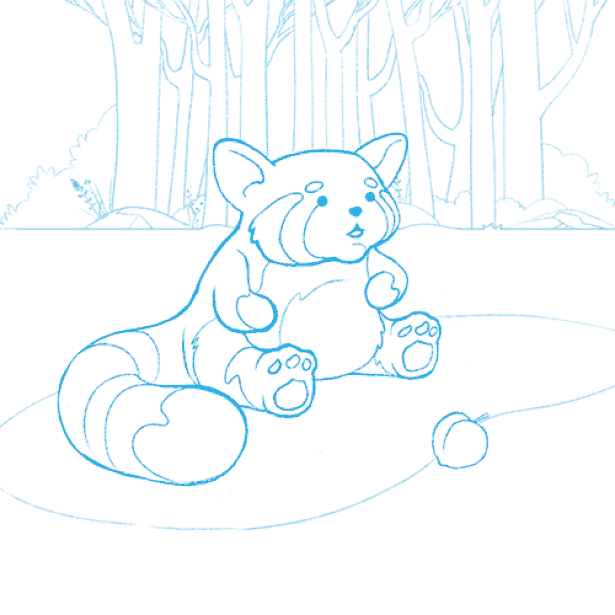 Huan Tran Illustrates Panda to Animate