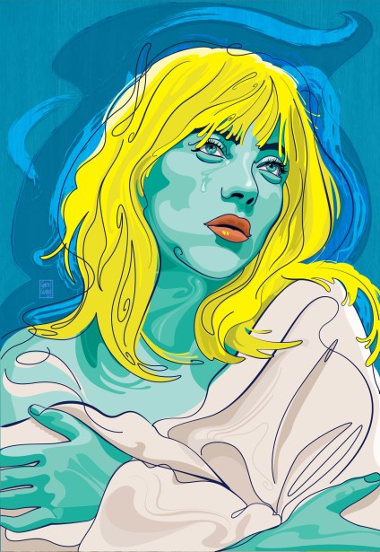 Garth Glazier's "Billie Elish "Blonde"