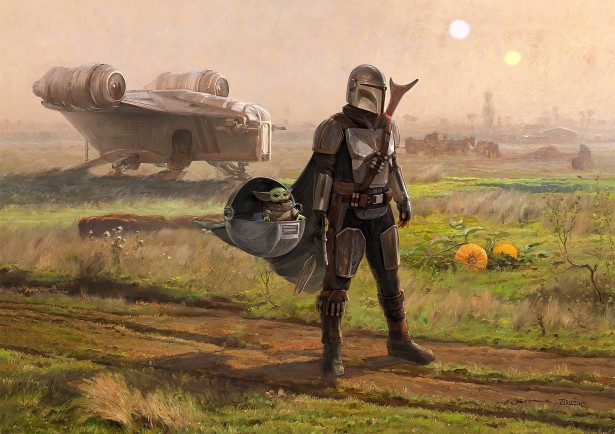 Wetter Re-Imagines Classic Painting with “Mandalorian” Characters