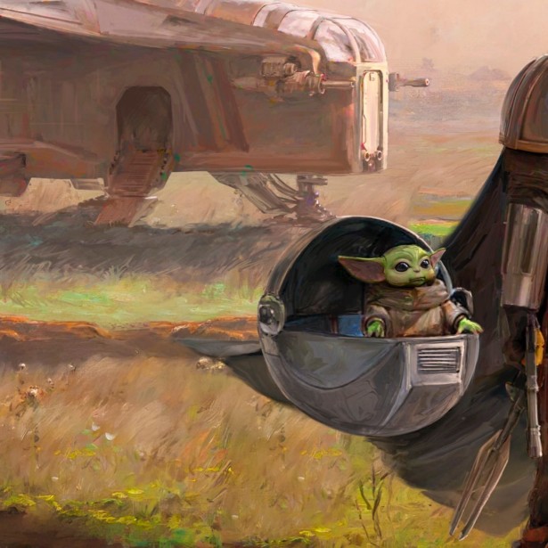 Wetter Re-Imagines Classic Painting with “Mandalorian” Characters