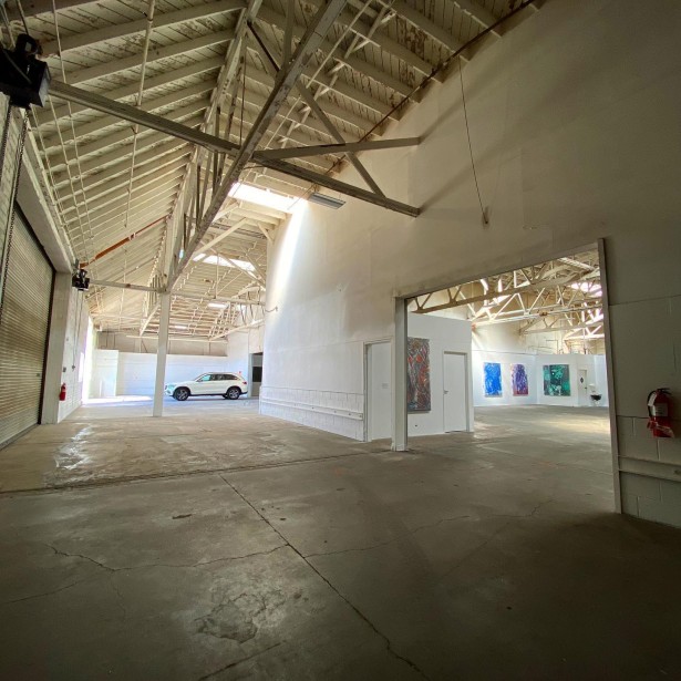 Feldman Converts Warehouse Space into Gallery Setting