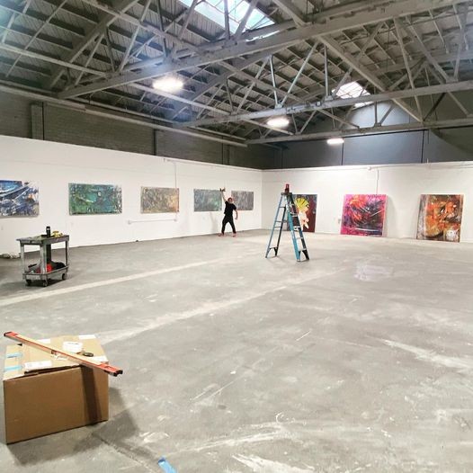 Feldman Converts Warehouse Space into Gallery Setting
