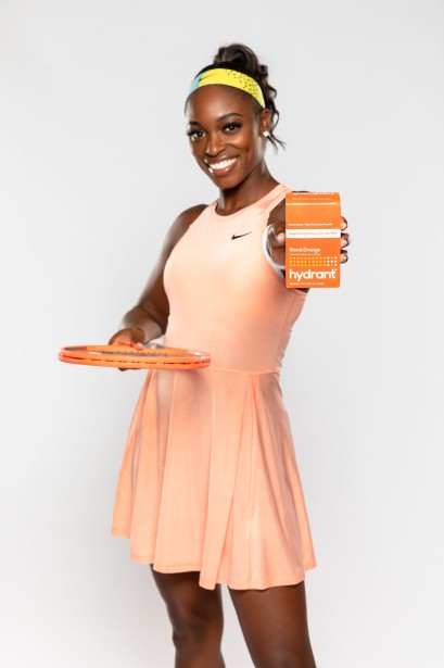 George Kamper's Recent Shoot with Pro Tennis Player Sloane Stephens for Hydrant