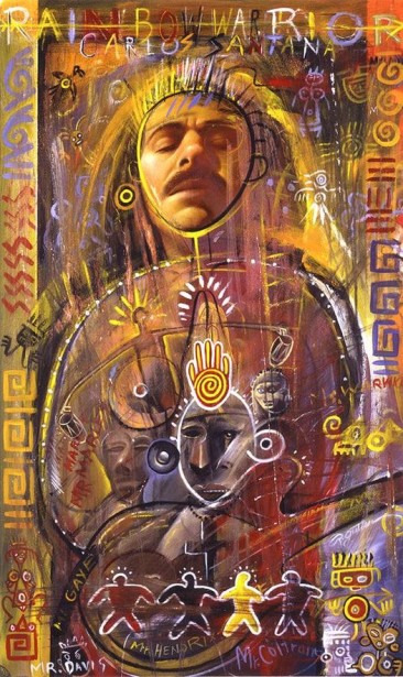 CARLOS SANTANA - RAINBOW WARRIOR - Prints Available