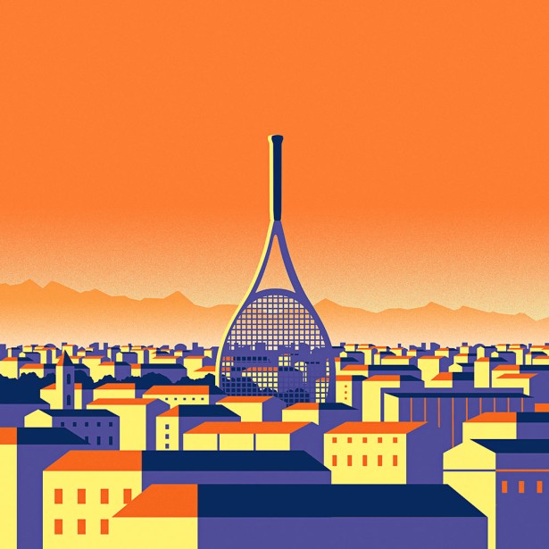 Guidone's Covers for La Stampa Newspaper