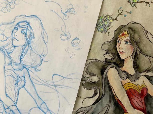 Yien Yip on Watercolors and Rice Paper
