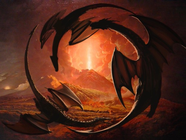 “Dragons at Vesuvius” by Oliver Wetter