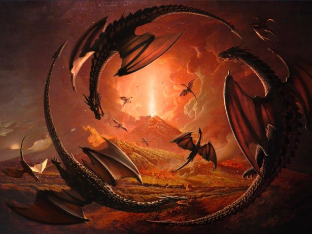 “Dragons at Vesuvius” by Oliver Wetter
