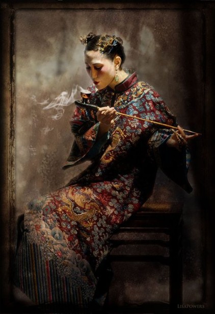 Lisa Powers' "Woman with Opium Pipe"