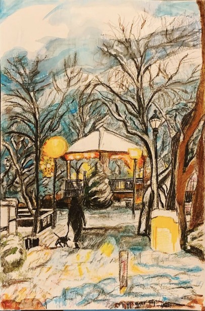 Wiseman Shares Winter Piece with Poem