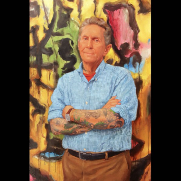 Shawn Barber Paints Legendary Tattoo Pioneer Don Ed Hardy