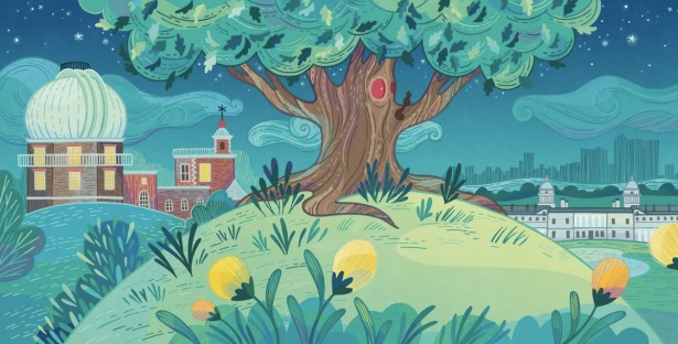 Betts’ Illustrations Teach Children About the Night Sky