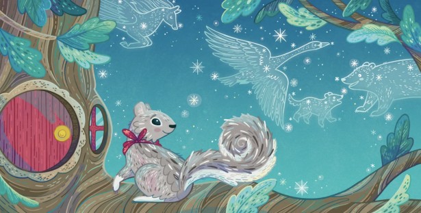 Betts’ Illustrations Teach Children About the Night Sky