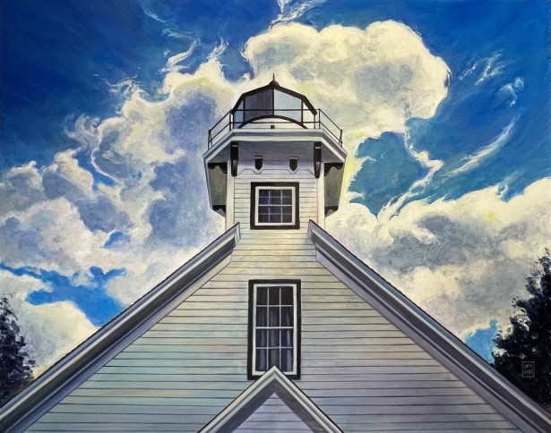 'Storm Warning at Mission Point Light'