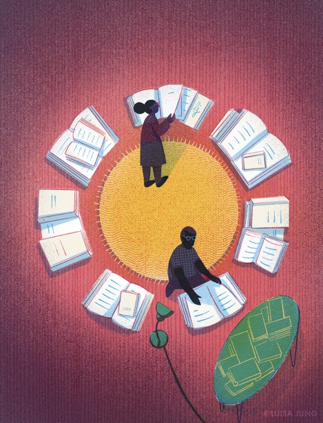Luisa Jung's "Spring Books" Assignment
